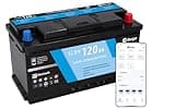 BERGER LiFePO4 120Ah 12V Lithium Batterie mit Bluetooth | 1536Wh Lithiumbatterie ideal für Wohnmobil, Wohnwagen, Camper, Boot & Solaranlage | Autarke Stromversorgung & zuverlässige Leistung