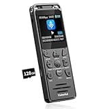 144GB Diktiergerät Digital 70 Std Aufnahmegerät, Volorful 1,44" Farbbildschirm Voice Audio Recorder, MP3 Player, USB-C Diktiergeräte mit Spracherkennung/Wiedergabe für Meeting Interview Vortrag