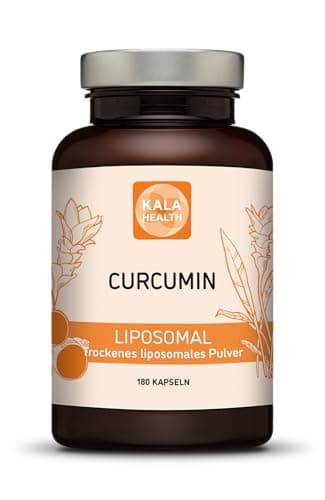 Kala Health Liposomal Kurkuma Kapseln für eine optimale Curcumin-Aufnahme- hochdosiertes Curcumin (Kurkumin) (180)