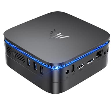 NiPoGi AK1PLUS Mini PC 16GB DDR4+1TB M.2 SSD,Ιntel 12th Gen Alder Lake-Ν N95(bis zu 3,4GHz),Mini Computer mit 4K@60Hz UHD Dual Display/WiFi 5/BT4.2/RJ45,Micro PC für Geschäftsbüro, Schule,Heimkino