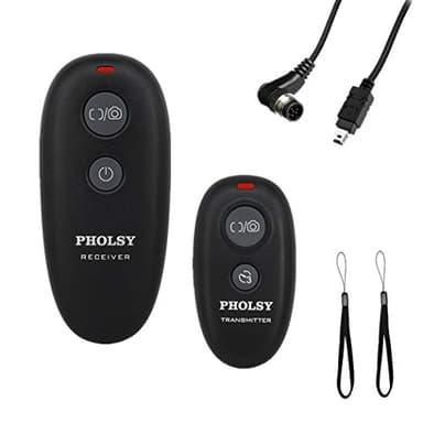PHOLSY Kabellose Kamera Fernauslöser Auslöser Fernbedienung Kompatibel mit Nikon Z8 Z9 Z5 Z7 Z7-II Z6 Z6-II D750 D780 D7500 D7200 D5600 D5500 P7700 P7800 P950 D3 D4 D5 D6 D800 D850 D810 D700 D500