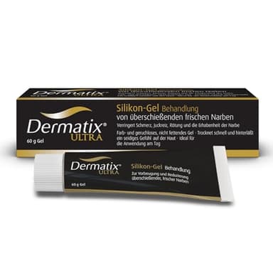 Dermatix Ultra Narbengel, Narbensalbe nach OP, Gegen Schwellung, Juckreiz, Schmerzen und Rötung, Narbencreme für Kinder und Erwachsene, Narbenpflege 60g