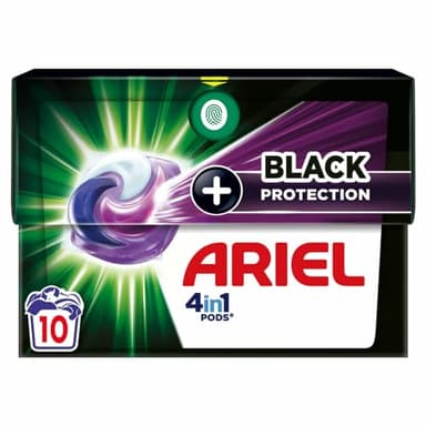 Ariel All-in-One Pods +Revitablack Waschmittelkapseln - 10 Stück / 10 Pods/Kapseln für BLACK Schwarz *NEU&OVP*
