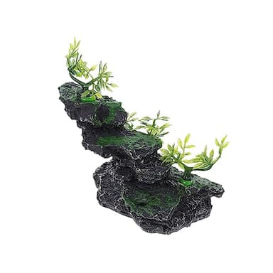 Generisch Fischbecken Landschaftsbau Steingarten Aquariumheizung Luftpumpe Für Fischbecken Wasser Test Kit Aquariumzubehör Teichpumpe Ausströmersteine ​​für Teich Aquarium- Qualle Harz