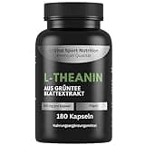 EXVital® L-Theanin, 180 vegane Kapseln, 400 mg L-Theanin pro Kapsel, aus Grüntee Blattextrakt, L-Theanine Aminosäure, vegan & ohne Zusätze, laborgeprüft