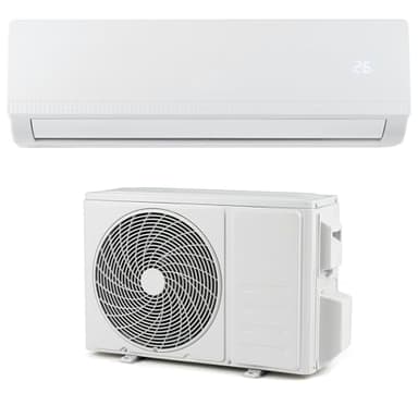 SOARS Split Klimagerät - 9000 BTU R32 A++, Wandklimaanlage Eco mit Heizung/Kühlung/Entfeuchtungsfunktion, 7 Modi, 8 Windgeschwindigkeiten, Timer 24 Stunden, Inkl. Montagematerial