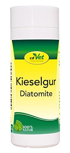 cdVet Kieselgur Pulver 50g – Natürliche Feuchtigkeitsbindung zur Stallhygiene und Absorption in der Tierumgebung, reines Naturprodukt