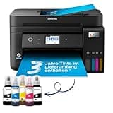 Epson EcoTank ET-4850 A4-Multifunktions-Wi-Fi-Tintentankdrucker, mit einem im Lieferumfang enthaltenen Vorrat an Tinten bis zu 3 Jahren