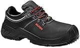 ELTEN Sicherheitsschuhe RENZO XXW Low ESD S3, Herren, Leder, Stahlkappe, leicht, robust, Schwarz, Größe: 45