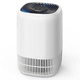 GOAMGE Luftreiniger mit H13 HEPA 3-Stufen-Filter, Luftreiniger für Schlafzimmer, ab 5W, leise 22dB mit Aroma, reduziert Pollen, Rauch, Tierfell