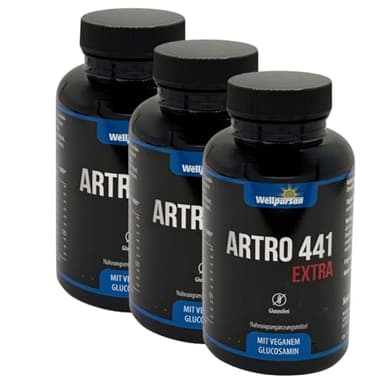 Wellpursan Artro 441 Extra Kapseln (3 x 120 Arthrose Kapseln) – Natürliche Unterstützung bei Gelenkschmerzen und Arthrose