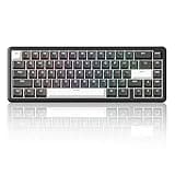 ATTACK SHARK X65 HE Magnet-Schalter Rapid-Trigger Tastatur, 65% kabelgebundene Gaming-Tastatur mit 8000 Hz Abtastrate, 0,01mm RT-Präzision, PBT-Tasten, QMK-Treiber, RGB (Schwarz)