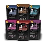 catz finefood Purrrr Collection I - Monoprotein Katzenfutter nass - getreidefrei, zuckerfrei, hypoallergen - hoher Fleischanteil - Multipack Nassfutter für Katzen - im Beutel, 85 g (12er Pack)