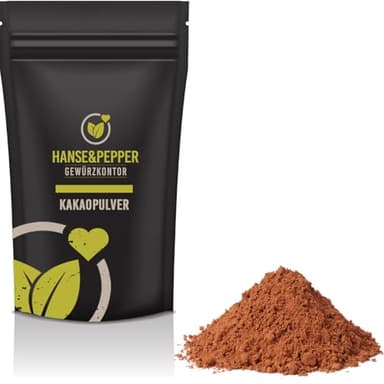 500g Kakaopulver natürlich ohne Zusätze Backkakao Heiße Schokolade Kakao Pulver Rohkakao Back Kakao Edel Kakao naturbelassen reines Kakaopulver 100% natürliches Kakaopulver ohne Zusätze