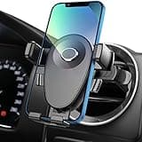 Kaome Handyhalterung für Runde lüftungen Mercedes Benz Handyhalterung Auto Lüftung Einhandbedienung Kratzschutz KFZ Handy Halterung für iPhone Samsung Galaxy Huawei