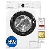Exquisit Waschmaschine 6kg, Energieeffizienzklasse A, max. 1000 U/min, ECO 40-60, Kurzprogramm, Kindersicherung, 16 Waschprogramme, WA56110-020A weiss