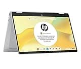 HP Chromebook x360, 14" Touchscreen, Intel Prozessor N100, 4 GB DDR4 RAM,128GB eUFS, Intel UHD Graphics, ChromeOS, QWERTZ, Silber