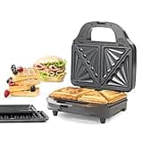 Petra PT2143TVDEEU7 XL Multigrill - Kontaktgrill 3in1, waffeleisen herausnehmbare platten, antihaftbeschichtete einfach zu reinigende 28.5cm Platte Panini/Sandwichtoaster, Frühstück/Mittagessen, 900W