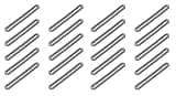 MULTIBROS 20x Gummi Spannringe für Zelt & Vorzelt – Langlebige Vierkant-Gummiringe | Perfekt für Zeltabspannung & sicheren Halt | 130 x 5 x 5 mm