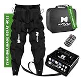 MOVO Lymphdrainage Gerät Hosen mit 6 Luftkammern und 6 Massageprogrammen, Pressotherapie, hochwertiges Beinmassagegerät zur Förderung (Hose - Universal) (Hose)