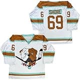 Sudbury Bulldogs Away White Shore 69 Series Hockey-Trikot für Erwachsene, Weiss/opulenter Garten, 3XL