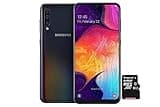 Samsung Galaxy A50 Smartphone Bundle (16.3cm (6.4 Zoll) 128GB interner Speicher, 4GB RAM, Dual sim, Android, Schwarz) + 64 GB SD-Karte | Deutsche Version