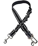 Hunde Sicherheitsgurt für Auto, 3-in-1 Verstellbarer Sicherheitsgeschirr mit Elastischer Ruckdämpfung und Starke Karabiner, Hundegurt für alle Hunderassen & Autotypen