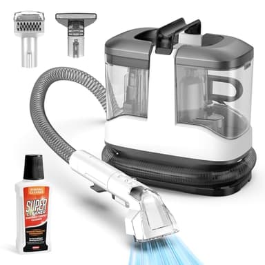 Sealong Polsterreiniger Gerät und Nassauger,12Kpa Kompakter Teppichreiniger und Textilreiniger – Waschsauger für Teppich, Polster Autositze & Sofa