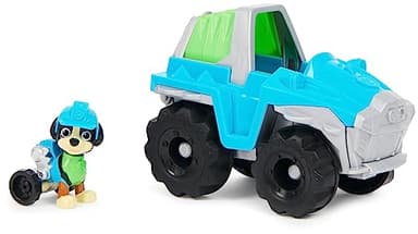 PAW PATROL, Dinosaurier-Rettungsfahrzeug mit Rex-Figur (Sustainable Basic Vehicle/Basis Fahrzeug), Spielzeug für Kinder ab 3 Jahren