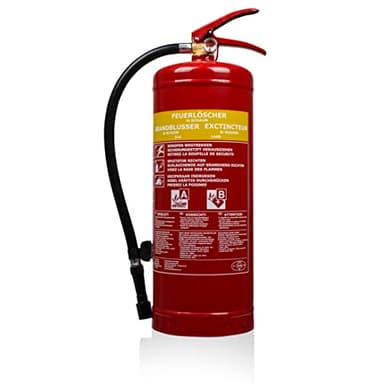 Smartwares Schaum-Feuerlöscher - 6 L - für AB-Brände - geeignet für Büro und Zuhause - inkl. Halterung - 10.015.05