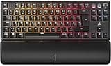 CORSAIR K70 PRO TKL RGB Mechanische Kabelgebundene Gaming-Tastatur – Geschmierte Hall-Effekt MGX Hyperdrive Einstellbare Schalter, Gleichzeitiger SOCD und Rapid Trigger, 8000Hz, QWERTZ – Schwarz