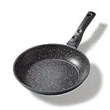 STONELINE Flex Made in Germany Bratpfanne 24cm, mit abnehmbarem Griff, antihaft beschichtete Pfanne mit echten Steinpartikeln, alle Herdarten inkl. Induktion, fettfreies Braten