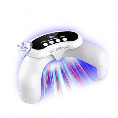 GZCHENHAO 6.0 Nagelpilz Laser mit Zeitmessgerät Nagelpilz Lasergerät【3 Blau 1 Infrarot-Stärkste Wirkung】Laser Nagelpilz【21Tage schnell wirkende】Nagelpilz Testsieger