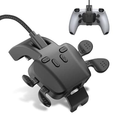 IWGAME Paddles für PS-5 Controller, Plug & Play 4 Backbuttons, Makros, Turbo, Tastenwechsel-Funktion,für PS-5 Konsole/PC/Mac/Android, Keine Unterstützung für Drittanbieter-Controller