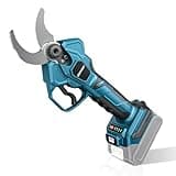 MIRTHBUY Akku Astschere 18V, 40mm Elektrisch Gartenschere, Max Öffnung 65 mm Kompatibel für Makita BL-18V, Bürstenlosen Motor, LCD-Display, zum Beschneiden von Bäumen (Kein Akku, kein Ladegerät)