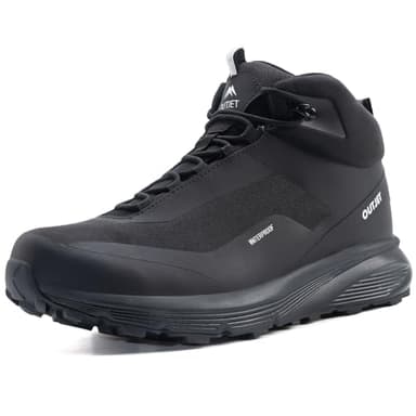 OUTJET Wanderstiefel Herren Wasserdicht und Leichte, Wanderschuhe Hiking Schuhe Outdoor