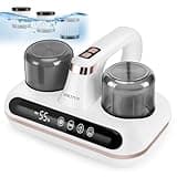 SIKITUT Milbensauger für Matratzen, 5-IN-1 Antimilben-Staubsauger mit UV-C-Licht, Matratzenreiniger Handstaubsauger, Entfernt 99,9% Bakterien, Allergene, Inkl. HEPA Filter, Ideal für Allergiker