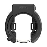 ABUS Rahmenschloss 6950M XPlus™ Granit™ – für alle gängigen Fahrradrahmen – universal einstellbar – Wegfahrsperre für Fahrräder – Variante NR + 6KS/85 + ST 5950 mit Kette und Satteltasche