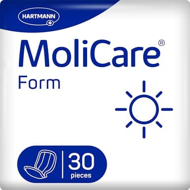 MoliCare® Form Day - Große Inkontinenzeinlagen für mittlere bis schwere Inkontinenz am Tag für Frauen und Männer | zuverlässig, saugfähig & diskret | 30 Stück