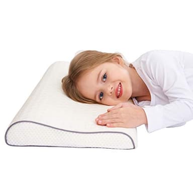 Gesundheit Kinder Kissen für Bett Schlafen Hypoallergenic Memory Schaum kinderkissen Neck-Protector für Kinder (3-10 Jahre)