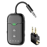 Comzler Bluetooth 5.4 Adapter Transmitter & Sender für Flugzeug, Bluetooth Splitter/Empfänger Unterstützt 2 AirPods oder Kopfhörer mit aptX Adaptive für TV, Fitnessstudio, Tablets & Stereoanlage
