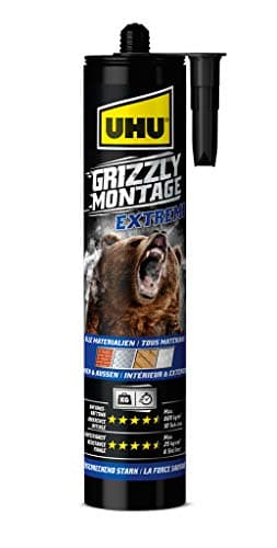 UHU GRIZZLY Montagekleber EXTREME weiß, Kartusche