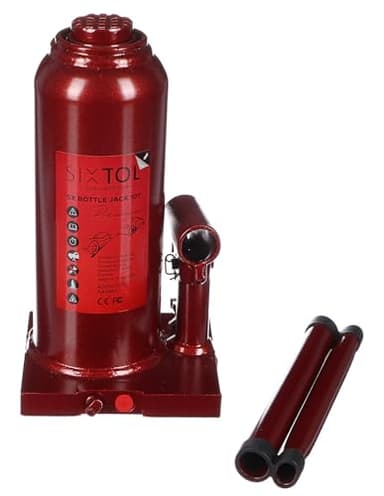 SIXTOL SX Bottle Jack Premium 10T | Hydraulischer Wagenheber | 10 Tonnen | Profiqualität | Vollverschweißte Konstruktion