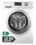 Haier SERIE 636 HW100-BP14636N I Frontlader Waschmaschine 10kg I Washing Machine mit A-Effizienz, 1.400 U/Min. & sparsamem Inverter-Motor I Inkl. Vollwasserschutz, Dampffunktion & Mengenautomatik