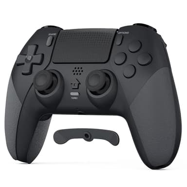 LATEC Controller für PS4, Wireless Controller für PS-4/PS-4 Pro/PS-4 Slim, Bluetooth Remote Gamepad Joystick mit 2 Programmierbaren Tasten, Doppelter Vibration, Turbo, 6-Achsen, Audio-Buchse, Touchpad