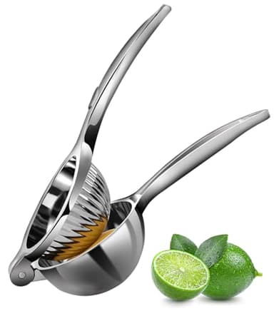 Rekix 7cm Zitronenpresse, Zitruspresse, Saftpresse Manuell, Zitronenpresse Handpresse, Limettenpresse Klein, Lemon Squeezer, Citrus Juicer, Entsafter, Zitronenscheibenpresse, Bar Cocktail Zubehör
