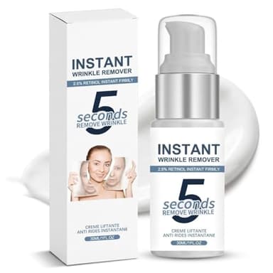 5 Sekunden Lifting Firming Anti-Aging - Retinol Gesichtscreme - Face Feuchtigkeitscreme mit Retinol, Hyaluronsäure- Anti Falten Creme - Instant Face Tightener Cream - Gesichtscreme Männer Damen (30ml)