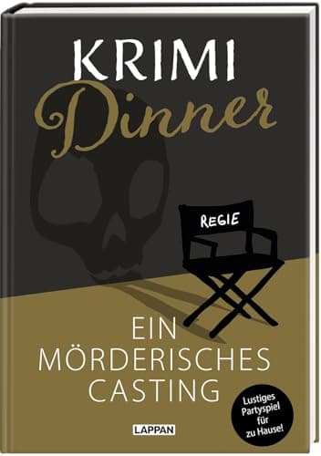 Krimi-Dinner-Buch: Ein mörderisches Casting: Krimi-Rollenspiel für 6-8 Personen mit heraustrennbaren Einladungen, Tischkarten und Rollenheften