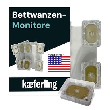 Catchmaster Bettwanzen Monitor zur Prävention 4X - Bettwanzen Detektor für Befallermittlung - Geruchloser Detektor mit einzigartiger Anwendung