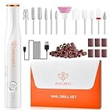 modelones Nagelfräser Kabellos, 13 in 1 Fräser für Gelnägel 22000 u/Min, Maniküre und Pediküre Set, LED Licht, Nagelfeile für Gelnägel- Acrylnägel- Nagelformen- Entfernen von Hornhaut Maniküre Set